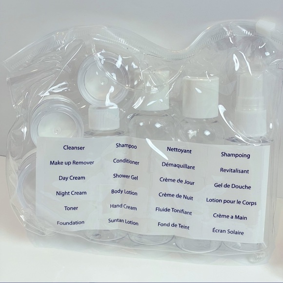 Travel blankets & travel shampoo lotion soap bottles. Get ready to go! - Picture 2 of 6